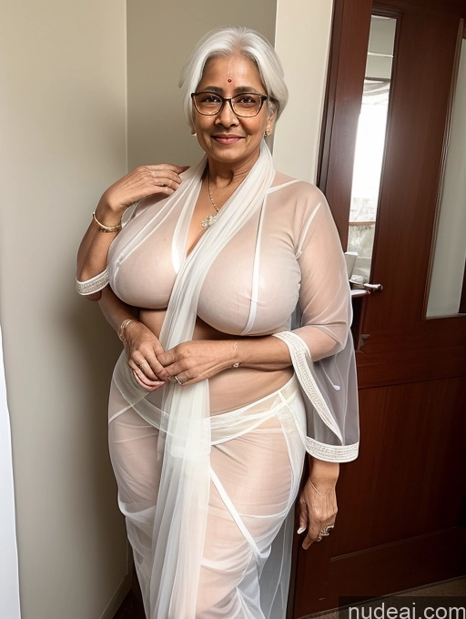 related ai porn images free for Milf Huge Boobs Glasses 80s White Hair Indian Sari Transparent Partially Nude