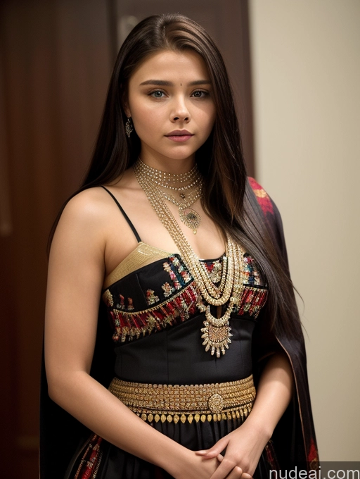 related ai porn images free for Woman Perfect Boobs Ohwx, Ohwx Woman, Chloe Grace Moretz Front Facing Full Body 20s Black Hair Long Hair Indian Traditional