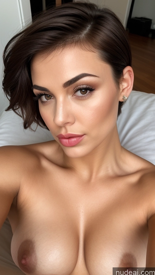 related ai porn images free for Bodybuilder Busty Thick Short Tanned Skin Seductive Pouting Lips Brunette Pixie British Jewelry Detailed Clitoris On Back