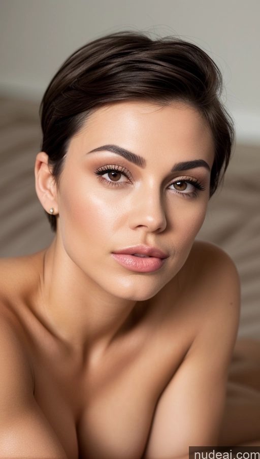 related ai porn images free for Bodybuilder Busty Thick Short Tanned Skin Seductive Pouting Lips Brunette Pixie British Jewelry Detailed Clitoris On Back