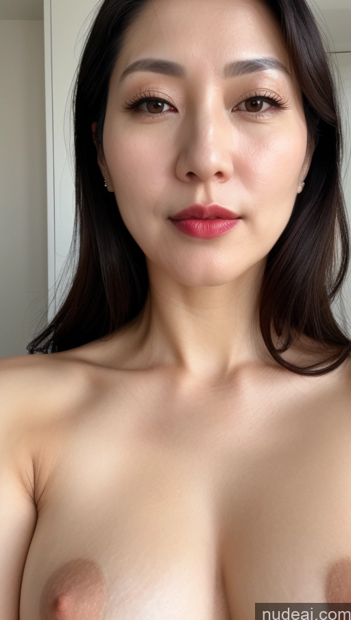 related ai porn images free for Woman One Beautiful Lipstick 40s Close-up View Perfect Boobs Fairer Skin Korean Black Hair