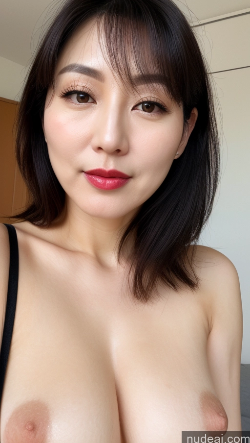 related ai porn images free for Woman One Beautiful Lipstick 40s Perfect Boobs Fairer Skin Korean Black Hair Close-up View