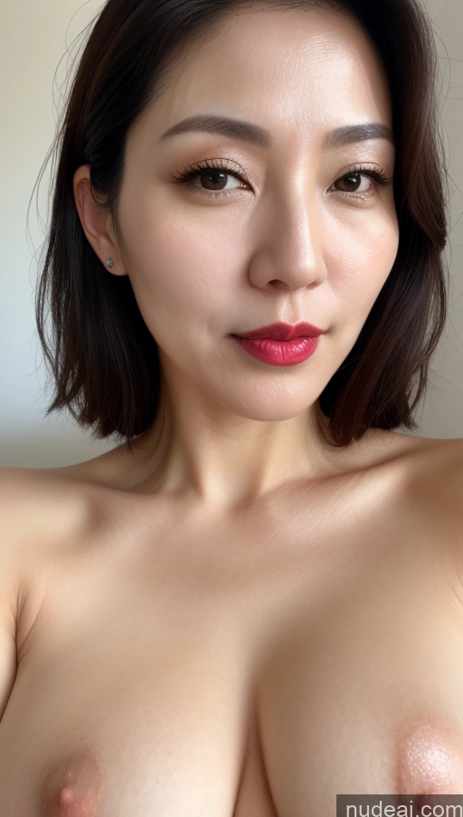 related ai porn images free for Woman One Perfect Boobs Beautiful Lipstick Fairer Skin 40s Black Hair Korean Close-up View