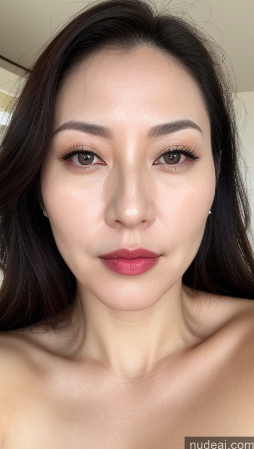 related ai porn images free for Woman One Perfect Boobs Beautiful Lipstick Fairer Skin 40s Black Hair Korean Close-up View