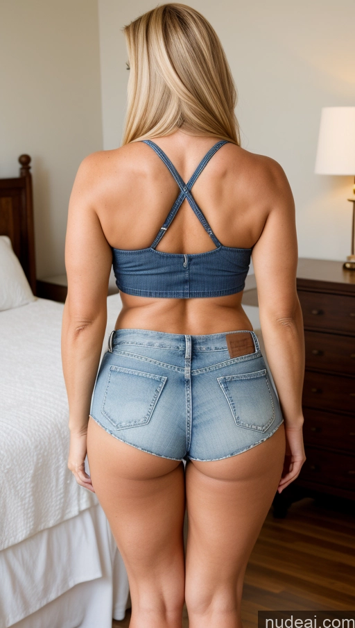 related ai porn images free for Milf Busty Big Ass Abs Thick 60s Happy Seductive Blonde Long Hair High Heels Back View Daisy Dukes
