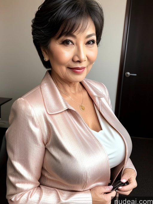 related ai porn images free for Milf Perfect Boobs Beautiful 70s Pixie Blouse Jacket Professor Stylish Sweater Detailed Sexy Face Chinese Busty Secretary Suit Dark Lighting Transparent