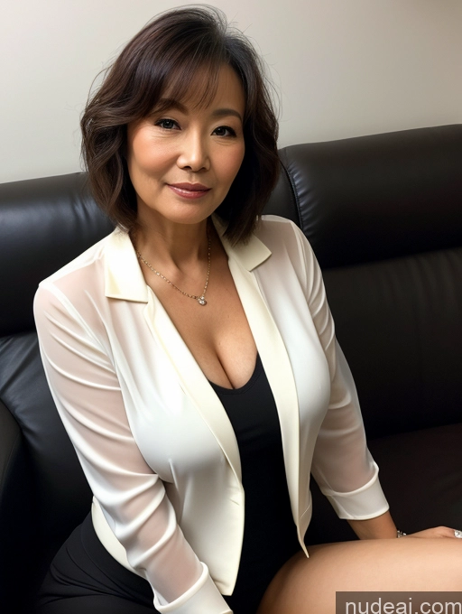related ai porn images free for Milf Perfect Boobs Beautiful 70s Pixie Blouse Jacket Professor Stylish Sweater Detailed Sexy Face Chinese Busty Secretary Suit Dark Lighting Transparent Partially Nude