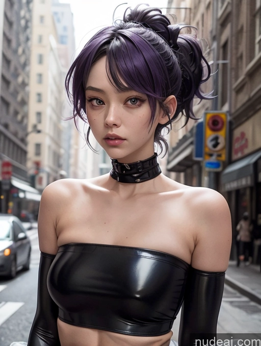related ai porn images free for Skinny Shirt Genshin-ganyu, Bare Shoulders Strapless Street Sexy Face Sad H41ry Cyborg Purple Hair Pixie Cyberpunk Graphics Superhero Latex