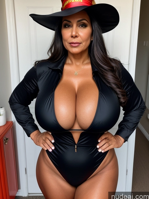 related ai porn images free for One Busty Huge Boobs Thick Tanned Skin Sexy Face Front View Microkini Thong 70s Indian Halloween Witch Firefighter