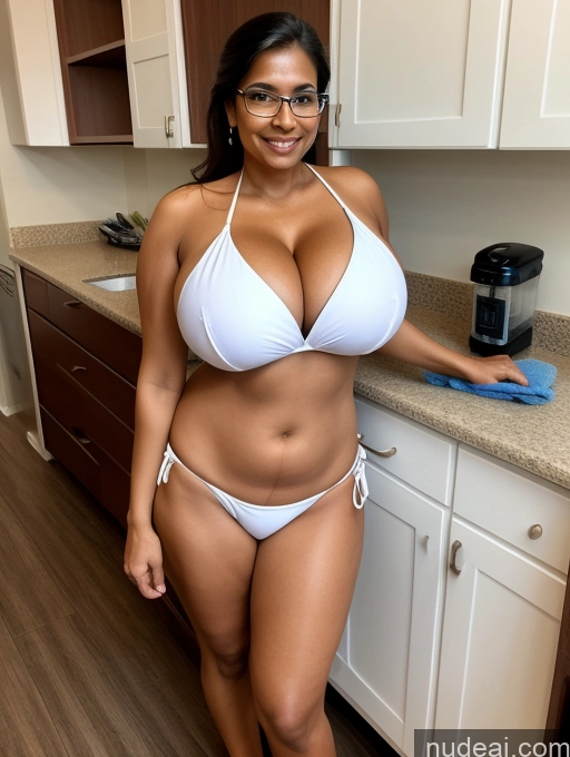 related ai porn images free for One Busty Huge Boobs Thick Tanned Skin Front View Microkini Thong 60s Sexy Face Indian Glasses Lab Coat Maid