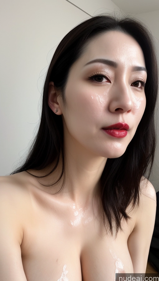 related ai porn images free for Woman One Beautiful Fairer Skin Black Hair Korean Perfect Boobs 40s Lipstick Cumshot