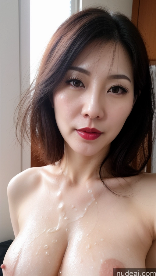 related ai porn images free for Woman One Beautiful Fairer Skin Black Hair Korean Perfect Boobs 40s Lipstick Cumshot