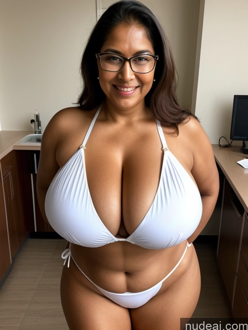 related ai porn images free for One Busty Huge Boobs Thick Tanned Skin Laughing Sexy Face Front View Microkini Thong Indian Glasses Doctor Professor 70s Hospital