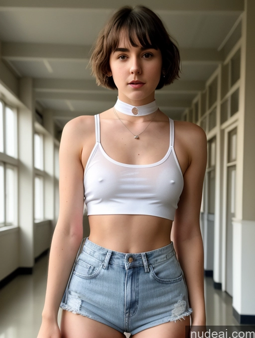 related ai porn images free for Sorority Skinny Small Ass Abs Beautiful Fairer Skin 18 Brunette Short Hair Small Tits School Hallway Crop Top Daisy Dukes Choker Transparent Perfect Boobs Seductive British Shocked