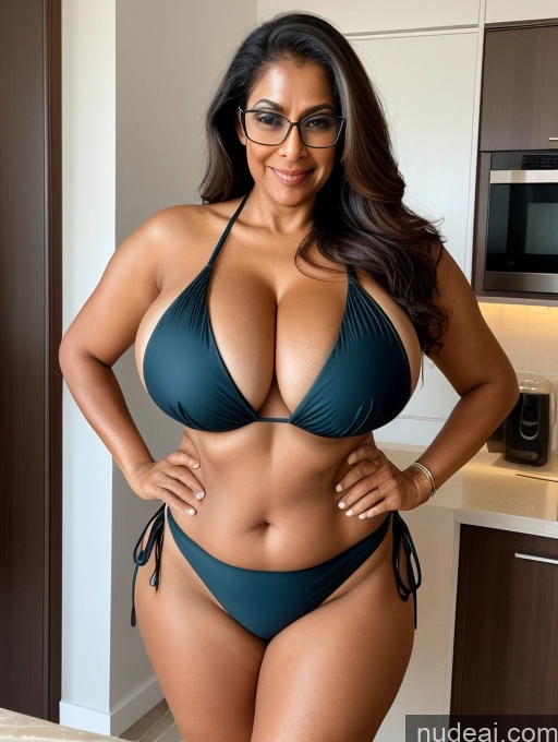 related ai porn images free for One Busty Huge Boobs Thick Tanned Skin Front View Microkini Thong Sexy Face Indian Maid 60s Glasses Lab Coat
