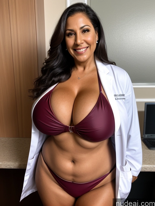 related ai porn images free for One Busty Huge Boobs Thick Tanned Skin Front View Microkini Thong Sexy Face Laughing 70s Latina Lab Coat Professor Vampire