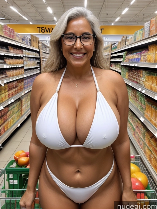 related ai porn images free for One Busty Huge Boobs Thick Tanned Skin Laughing Front View Microkini Thong 70s Indian Glasses Grocery White Hair