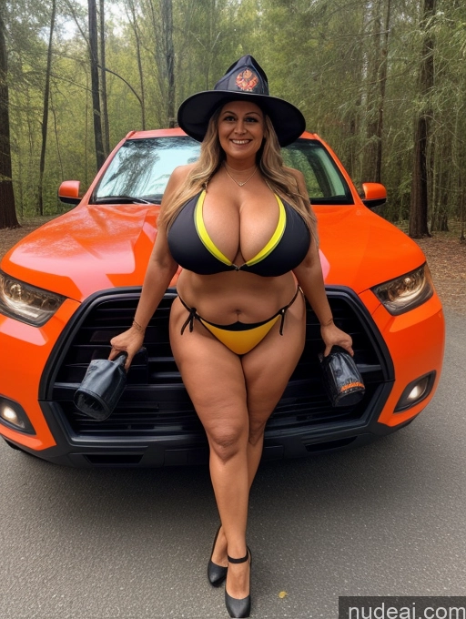 related ai porn images free for One Busty Huge Boobs Thick Tanned Skin Front View Microkini Thong Indian 70s Halloween Witch Firefighter