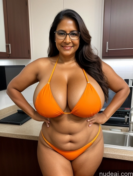 related ai porn images free for One Busty Huge Boobs Thick Tanned Skin Front View Microkini Thong Indian 70s Glasses Lab Coat Professor Maid