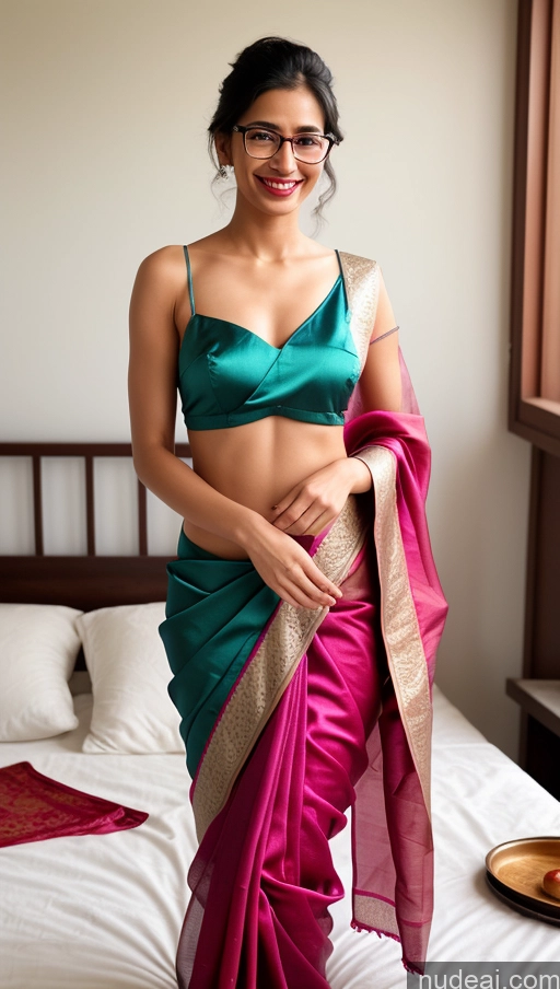 related ai porn images free for Woman One Small Tits Beautiful Glasses Lipstick Abs Perfect Body Fairer Skin 20s Happy Black Hair Messy Indian Bright Lighting Sari Satin