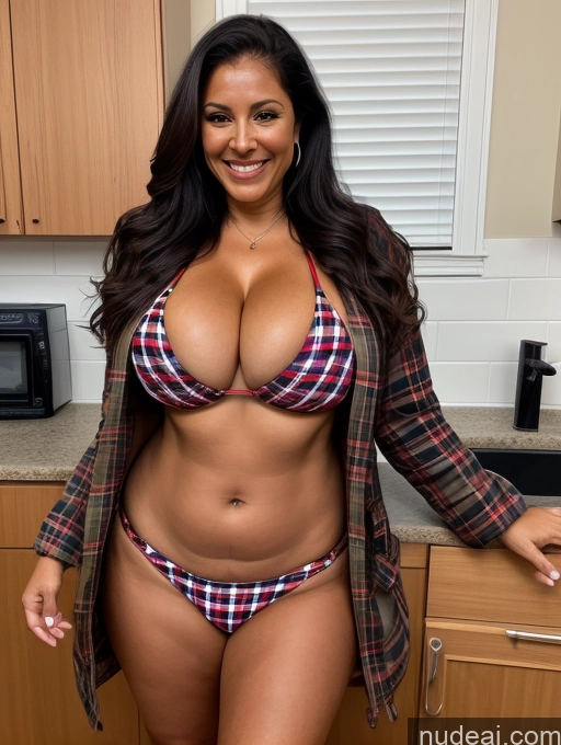 related ai porn images free for One Busty Huge Boobs Thick Tanned Skin Laughing Front View Microkini Thong 60s Lumberjack Parka Brazilian Lab Coat