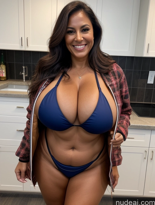 related ai porn images free for One Busty Huge Boobs Thick Tanned Skin Laughing Front View Microkini Thong 60s Lumberjack Parka Brazilian Lab Coat