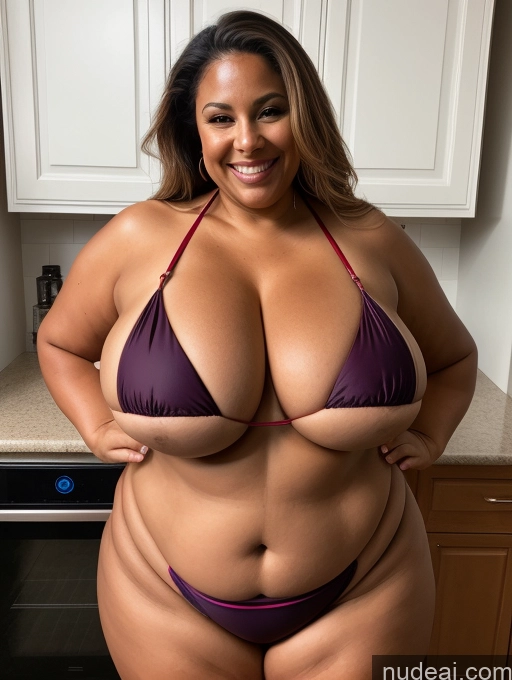 related ai porn images free for One Busty Huge Boobs Thick Tanned Skin Laughing Front View Microkini Thong 60s Lumberjack Lab Coat