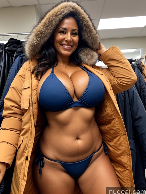 related ai porn images free for One Busty Huge Boobs Thick Tanned Skin Laughing Front View Microkini Thong 60s Lab Coat Lumberjack Parka Brazilian