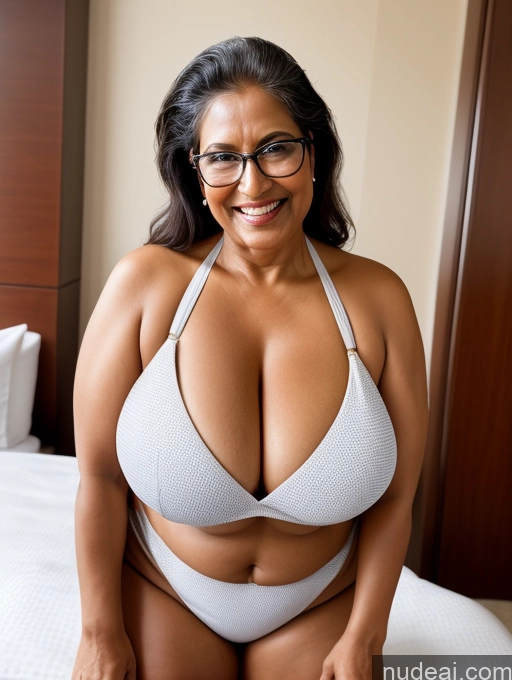 related ai porn images free for One Busty Huge Boobs Thick Tanned Skin Sexy Face Laughing Front View Microkini Thong 70s Indian Glasses Maid