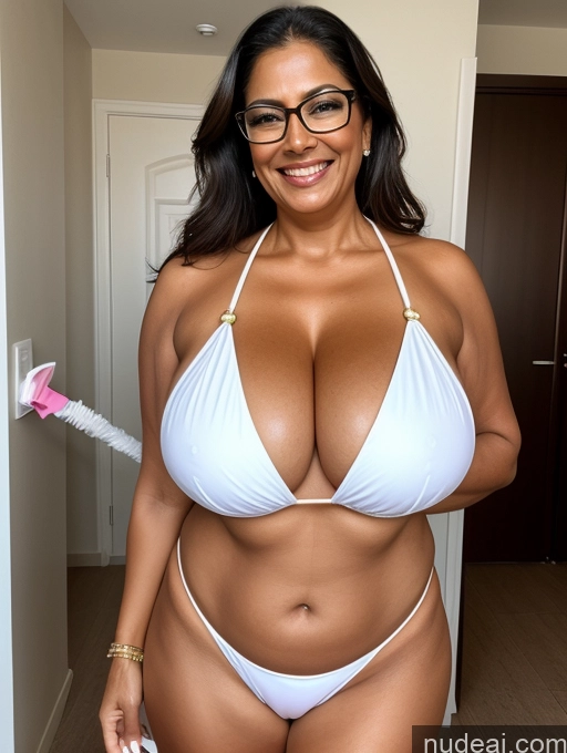 related ai porn images free for One Busty Huge Boobs Thick Tanned Skin 60s Sexy Face Laughing Front View Microkini Thong Indian Glasses Maid
