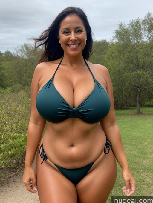 related ai porn images free for One Busty Huge Boobs Thick Tanned Skin Sexy Face Laughing Front View Microkini Thong Lumberjack 60s Lab Coat Native American