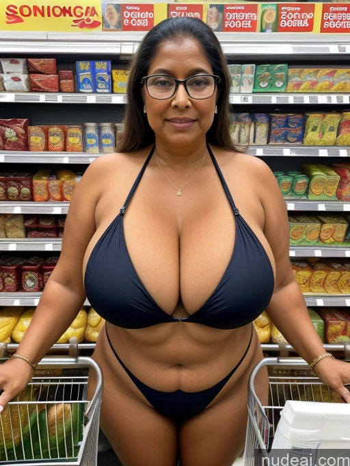 related ai porn images free for One Busty Huge Boobs Thick Tanned Skin Front View Microkini Thong Indian Glasses 80s Grocery