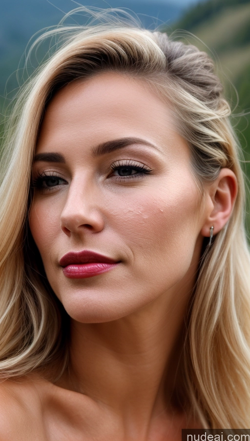 related ai porn images free for Woman One Small Tits Beautiful Lipstick 40s Blonde White Close-up View Detailed Dark Lighting Cumshot Mountains