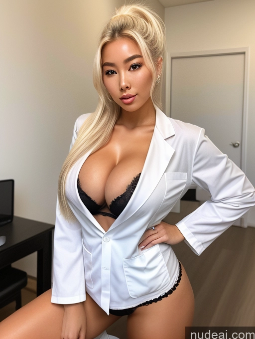 related ai porn images free for Bimbo One Busty Perfect Boobs Big Ass Perfect Body Pubic Hair Sexy Face White Hair Ponytail Japanese Front View Lab Coat 18