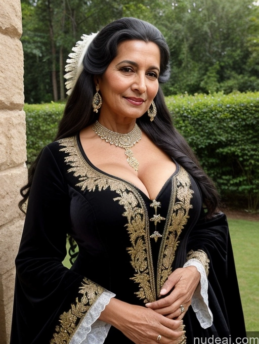 related ai porn images free for Milf Busty Long Hair 70s Black Hair Indian Detailed French Court Outfit
