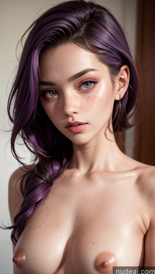 related ai porn images free for Close-up View 18 Perfect Boobs Beautiful Perfect Body Slicked Skin Detail (beta) Detailed Irish Purple Hair