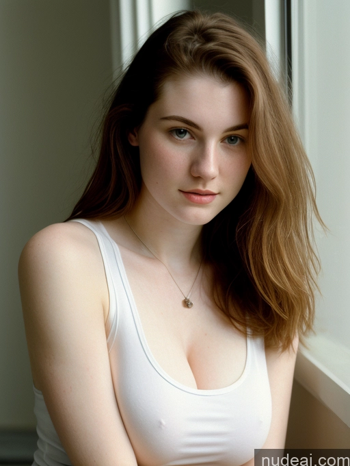 related ai porn images free for Fairer Skin Pubic Hair 18 Busty Small Tits Close-up View Tank Top