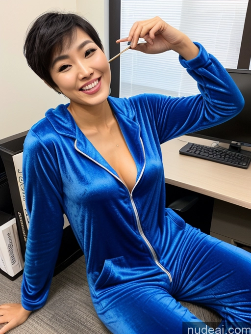 related ai porn images free for One Korean Pixie Miss Universe Model 30s Laughing Black Hair Office Onesie