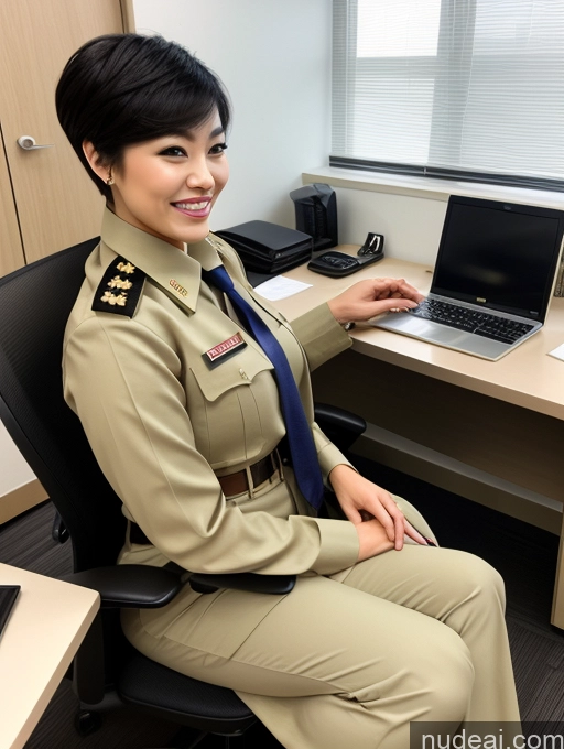 related ai porn images free for One Korean Pixie Miss Universe Model 30s Laughing Black Hair Office Military