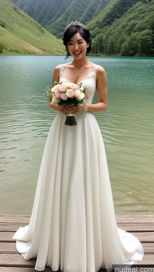 related ai porn images free for One Korean Pixie Miss Universe Model 30s Laughing Black Hair Wedding Lake
