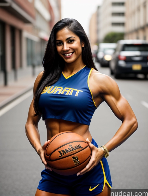 related ai porn images free for Bodybuilder One Huge Boobs Beautiful Muscular Abs Tanned Skin 20s Happy Black Hair Long Hair Indian Street Working Out Basketball