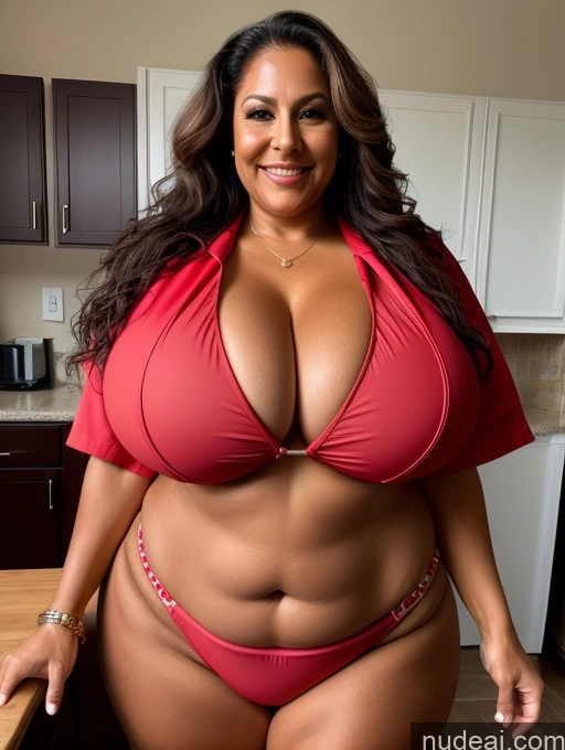 related ai porn images free for One Busty Huge Boobs Thick Tanned Skin 60s Latina Front View Microkini Thong Lumberjack Lab Coat
