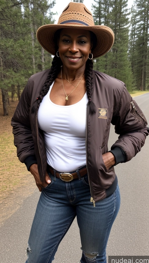 related ai porn images free for Muscular Abs Dark Skin Thick Milf Braided African Western Hat Lumberjack Bomber 60s