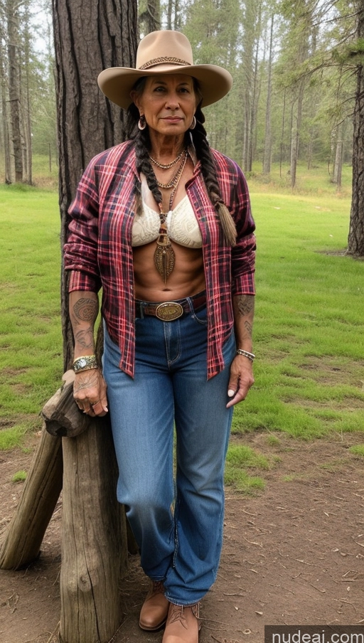related ai porn images free for Muscular Abs Dark Skin Thick Milf Braided Western Hat Lumberjack Bomber Traditional 50s Tattoos Native American