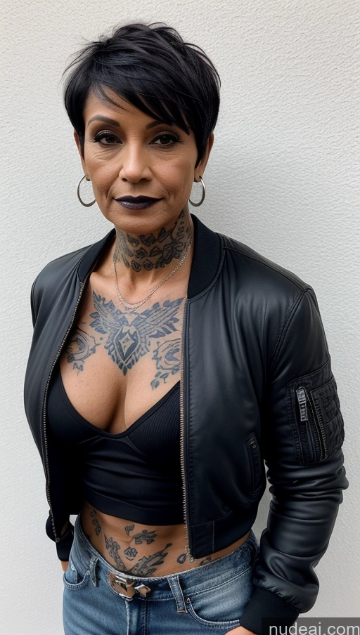 related ai porn images free for Milf Tattoos Abs Muscular Dark Skin Bomber Short Hair 60s Goth Polynesian Jeans