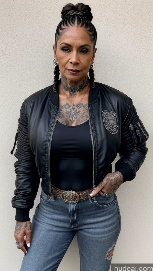 related ai porn images free for Milf Tattoos Abs Muscular Dark Skin Bomber 60s Goth Polynesian Jeans Braided Western