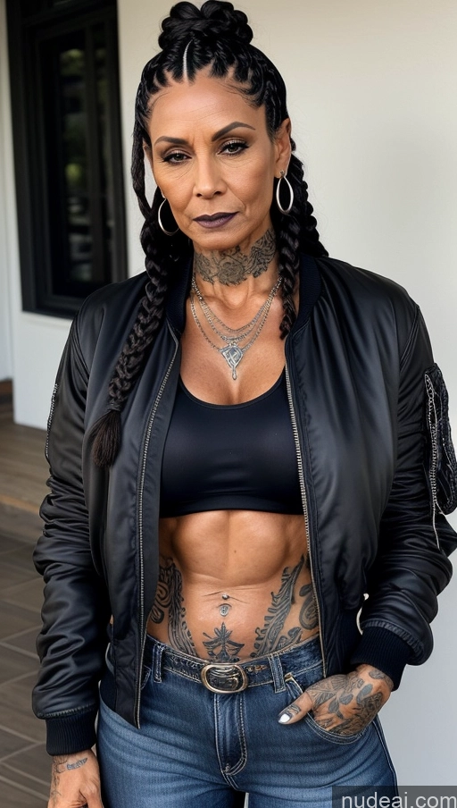 related ai porn images free for Milf Tattoos Abs Muscular Dark Skin Bomber 60s Goth Polynesian Jeans Braided Western