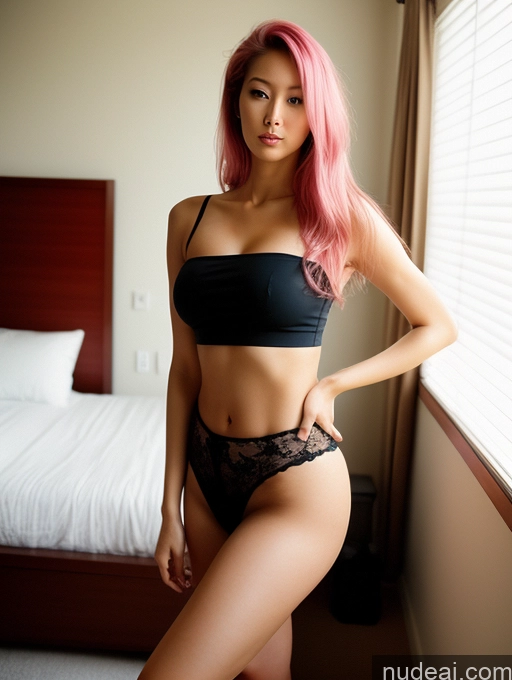 related ai porn images free for Two Long Legs Perfect Body Bedroom Front View Spreading Legs Woman Busty Big Hips Big Ass 20s Sexy Face Seductive Pink Hair Long Hair Japanese Film Photo Crop Top Micro Skirt Detailed
