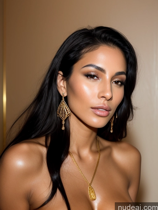 related ai porn images free for Model Perfect Boobs Perfect Body 20s Sexy Face Black Hair Long Hair Latina Nude Gold Jewelry Detailed Two Cumshot