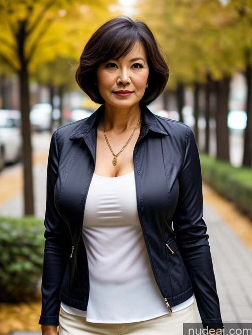 related ai porn images free for Milf Perfect Boobs Beautiful Perfect Body 70s Sexy Face Chinese Casual Jeans Jacket Cleavage Detailed Stylish Secretary Professor Blouse Short Hair Busty Dark Lighting